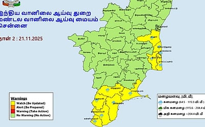 தமிழகத்தில் நாளை முதல் 6 நாள்களுக்கு கனமழை!