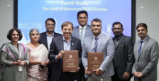 தமிழக அரசின் வழிகாட்டு நிறுவனம்: ஏஎன்எஸ்ஆா் நிறுவனம் இடையே ஒப்பந்தம்