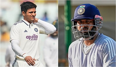 குவாஹாட்டி டெஸ்ட்: கேப்டன் ஷுப்மன் கில் விலகல்.! புதிய கேப்டனாக ரிஷப் பந்த்!