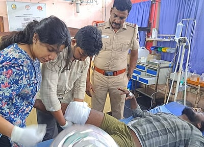 சிதம்பரத்தில் கஞ்சா வியாபாரி துப்பாக்கியால் சுட்டுப்பிடிப்பு! 