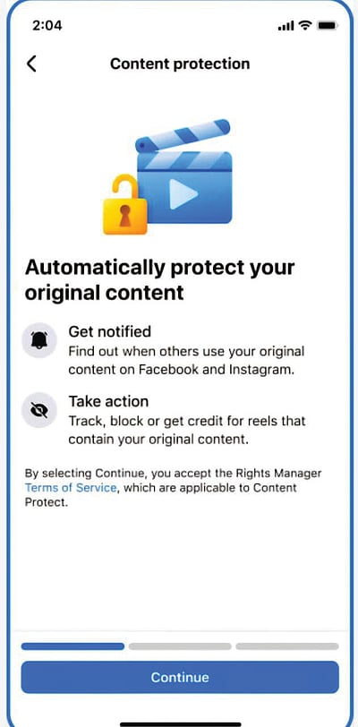 அப்படீங்களா!  ’ரீல்'களுக்குக் காப்புரிமைப் பெறும் சேவை  அறிமுகம்! 