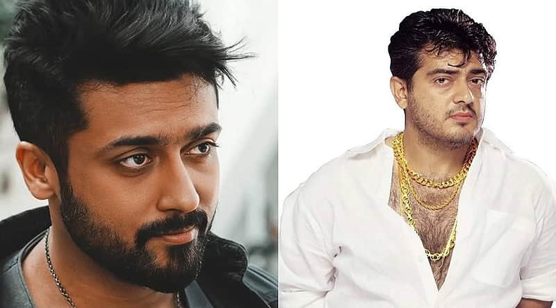 Suriya and ajith kumar.