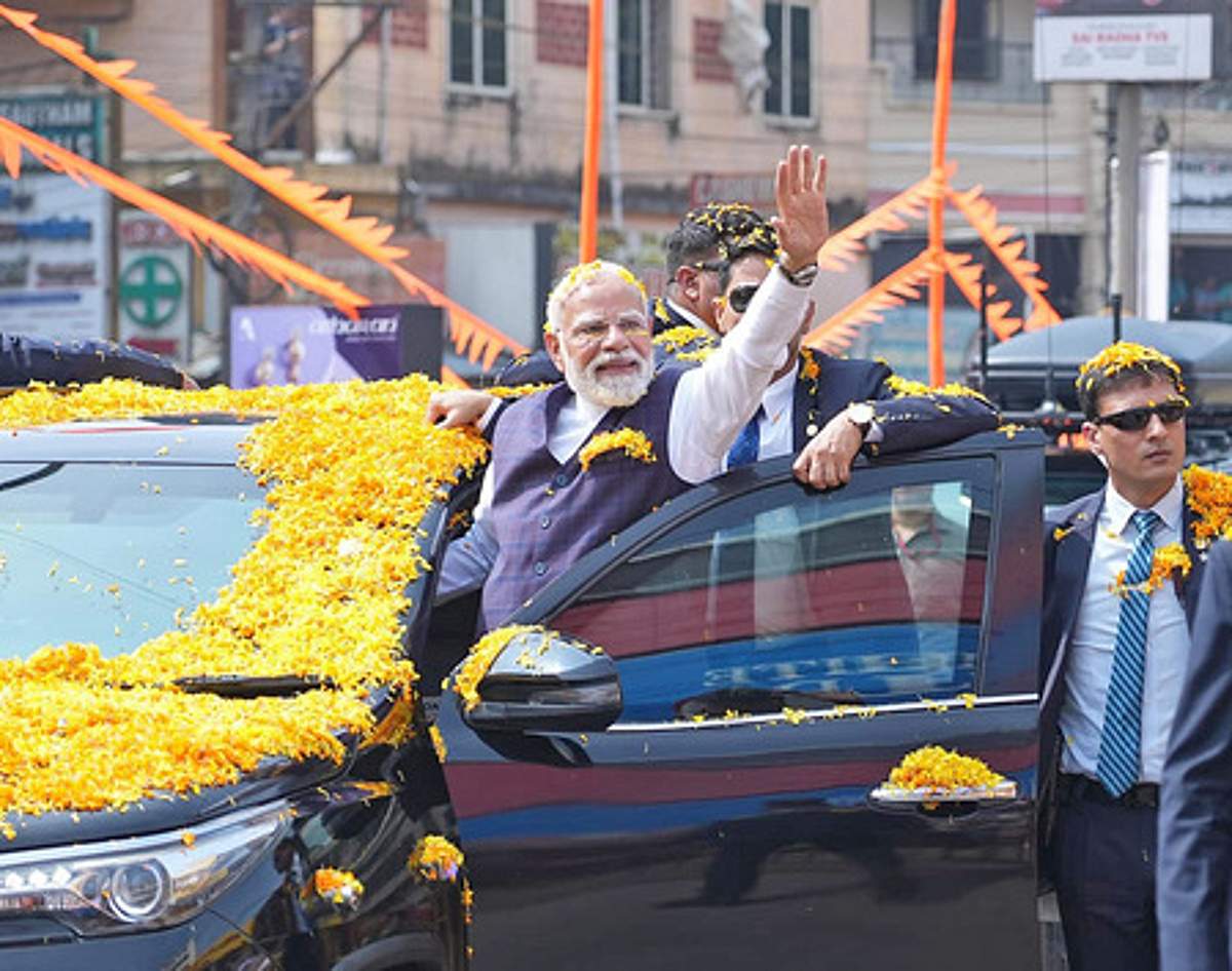 நாகர்கோவில் வந்தார் பிரதமர் மோடி!