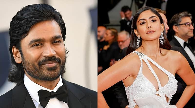dhanush, mrunal thakur.