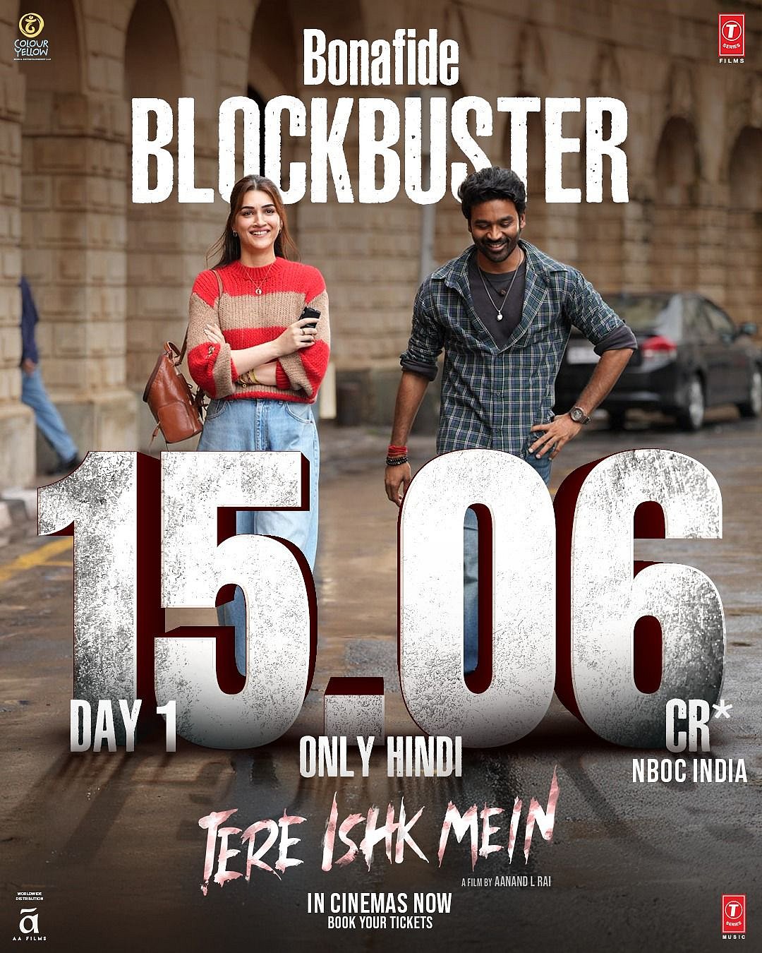 தனுஷ் - க்ருத்தி சனோன்.