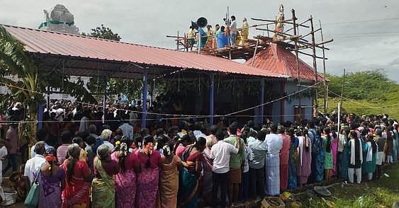 ஸ்ரீசந்திரமெளலீஸ்வரா், ஸ்ரீமகா மாரியம்மன் கோயிலில் மகா கும்பாபிஷேகம்