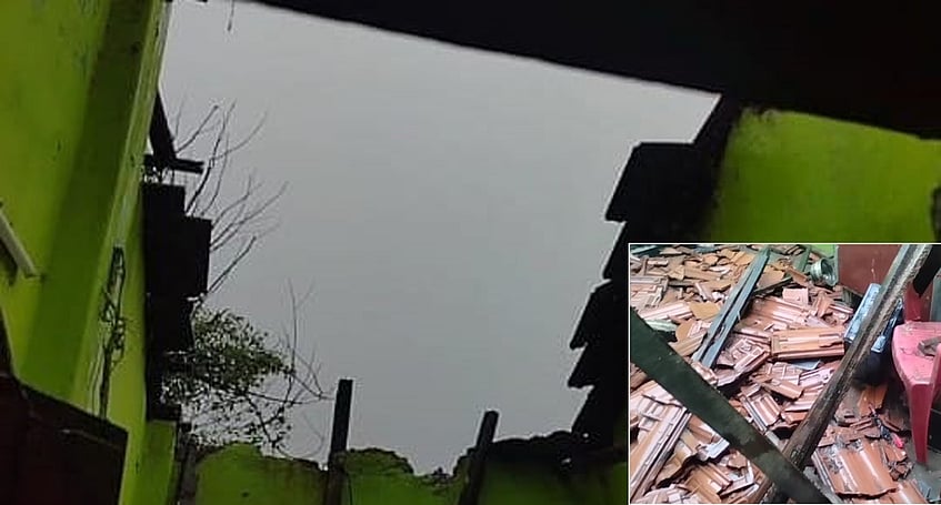 புகா் பகுதிகளில் வீடுகள் சேதம்