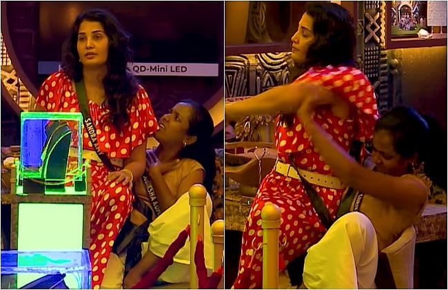 பிக் பாஸ் 9: மீனவப் பெண் சுபிக்ஷாவை தாக்கும் நடிகை சான்ட்ரா!