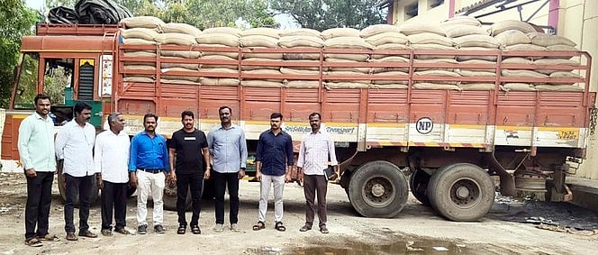 தருமபுரியில் 30 டன் ரேஷன் அரிசி கடத்தியவா் கைது