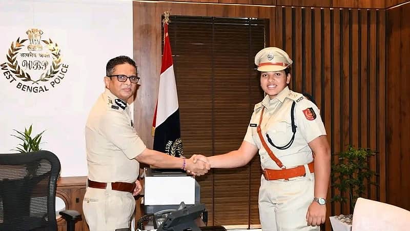 Indian Cricketer Richa Ghosh takes oath as Assistant Commissioner of Police