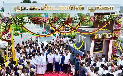 மு.க.ஸ்டாலின் சுற்றுச் சூழல் சுற்றுலா பூங்கா: துணை முதல்வர் உதயநிதி ஸ்டாலின் திறந்து வைத்தார்