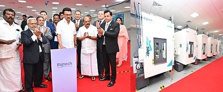 ரூ.1,003 கோடியில் மின்னணு சாதனங்களுக்கான கண்ணாடிப் பொருள்கள் தொழிற்சாலை: முதல்வா் மு.க. ஸ்டாலின் திறந்து வைத்தாா்