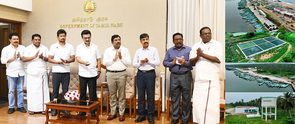 ரூ. 98 கோடியில் மீன்பிடி துறைமுகங்கள்: முதல்வா் மு.க.ஸ்டாலின் திறந்து வைத்தாா்