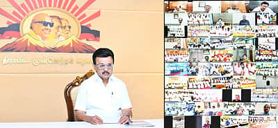 திமுகவுக்கு எதிராக சிபிஐ, அமலாக்கத் துறை, தோ்தல் ஆணையம்: முதல்வா் மு.க.ஸ்டாலின் குற்றச்சாட்டு