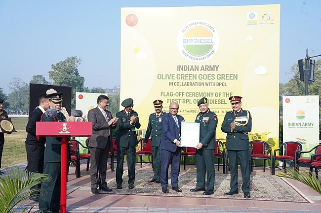 ராணுவத்தில் உயிரி எரிபொருள் பயன்பாடு! அதிகாரப்பூர்வ தொடக்கம்!