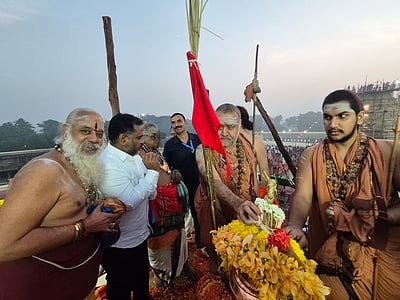 காஞ்சிபுரம் ஏகாம்பரநாதர் கோயில் மகா கும்பாபிஷேகம்: ஆதீனங்கள், மடாதிபதிகள் பங்கேற்பு 