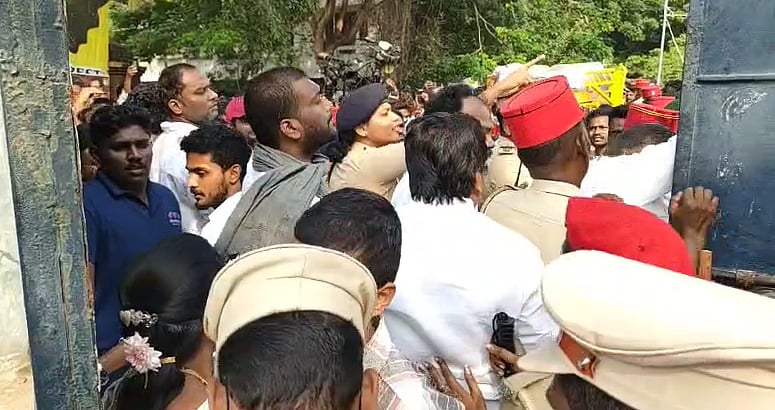 நீங்கள் எனக்கு சொல்லாதீர்கள்... தவெக ஆனந்தை கடுமையாக எச்சரித்த பெண் எஸ்.பி.! 