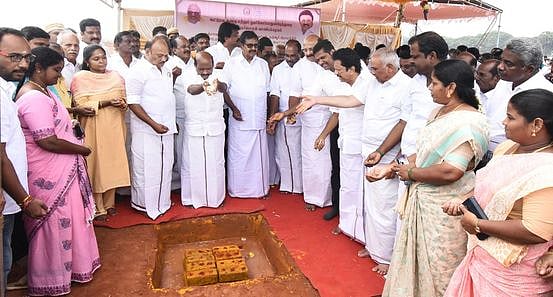 ரூ. 170 கோடியில் நெல் சேமிப்பு
தளங்கள் அமைக்க அடிக்கல்