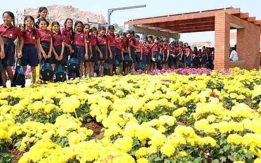 செம்மொழி பூங்கா திறப்பு: ஆா்வத்துடன் பாா்வையிட்ட மக்கள்