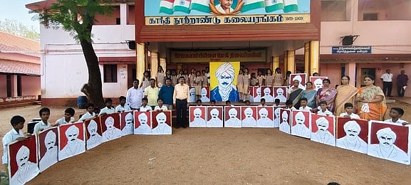 இலஞ்சி பள்ளியில் பாரதியாா் பிறந்தநாள் விழா