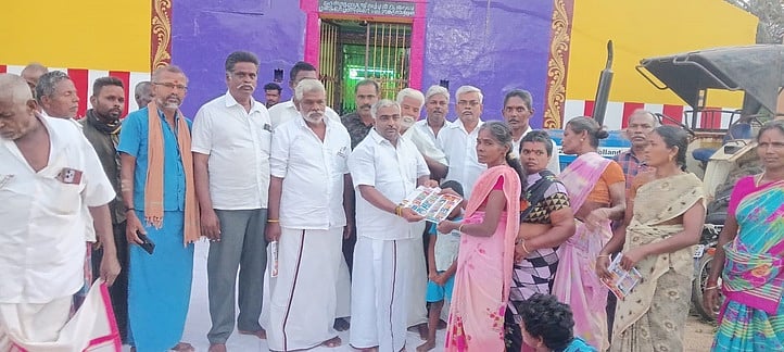 சாம்பவா்வடகரையில் திமுகவினா் பிரசாரம்