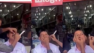 கேரளம்: ஆளுங்கட்சி தோல்வி! மீசையை இழந்த தொண்டர்!