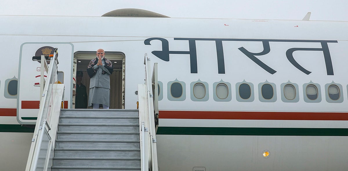 ஜோர்டான் சென்றடைந்த பிரதமர் மோடிக்கு உற்சாக வரவேற்பு - புகைப்படங்கள்