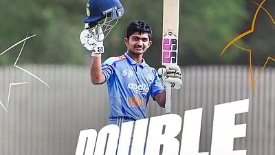 இரட்டைச் சதம் அடித்த யு-19 இந்திய வீரர்: மலேசியாவுக்கு 409 ரன்கள் இலக்கு! 