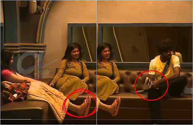 நீலாம்பரியாக செருப்பைக் காட்டிய சான்ட்ரா! படையப்பாவாக பதிலடி கொடுத்த கானா வினோத்!