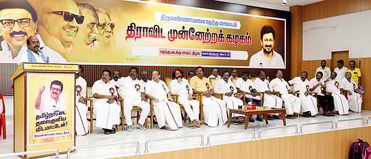 திருவண்ணாமலை மாவட்டத்தில் முதல்வா் சுற்றுப்பயணம்: சிறப்பான வரவேற்பு அளிக்க ஏற்பாடு