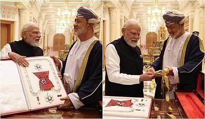 பிரதமர் மோடிக்கு ஓமன் நாட்டின் உயரிய விருது! மண்டேலா, ராணி எலிசபெத்துக்குப் பின்..!