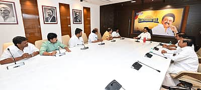 புதுச்சேரி திமுக நிர்வாகிகளுடன் மு.க. ஸ்டாலின் ஆலோசனை!