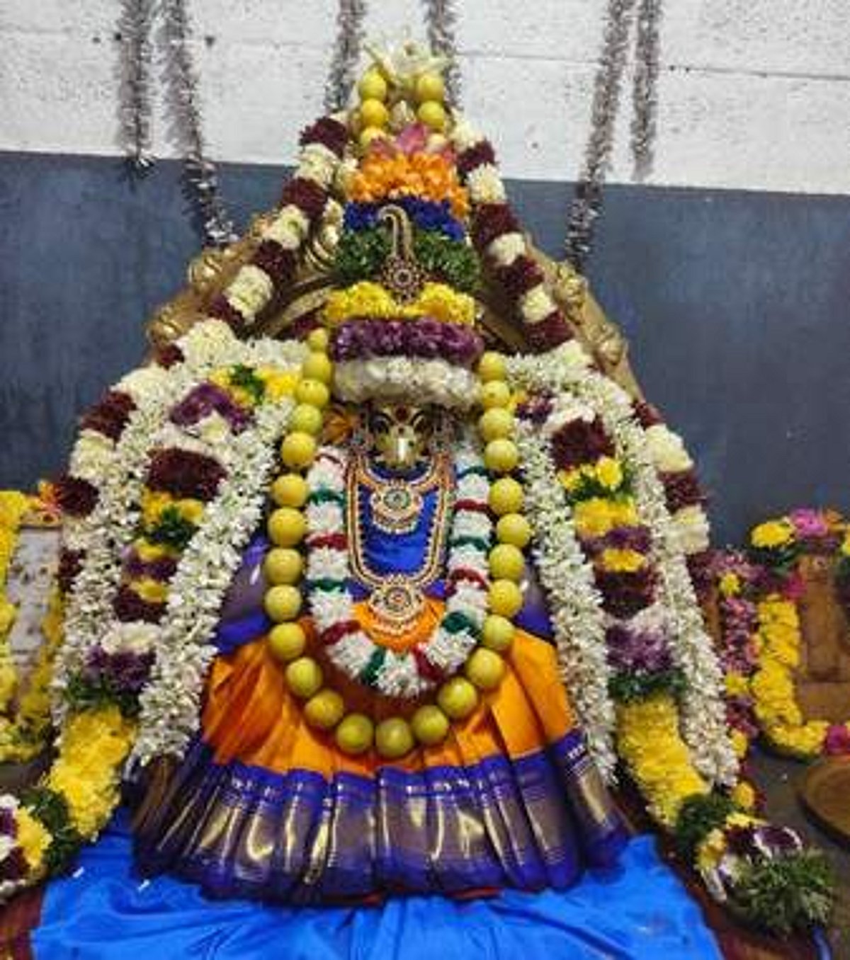 மாா்கழி வளா்பிறை பஞ்சமி:
நாமக்கல் வாராஹி அம்மனுக்கு சிறப்பு பூஜை