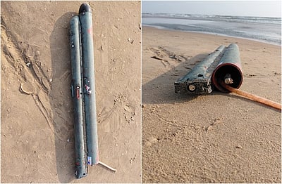 நாகப்பட்டினம் அருகே கரை ஒதுங்கிய ராக்கெட் வடிவிலான மர்ம பொருள்! 