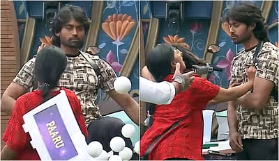 பிக் பாஸ்: எட்டி உதைத்த கமருதீன்; நெஞ்சில் குத்திய பார்வதி!