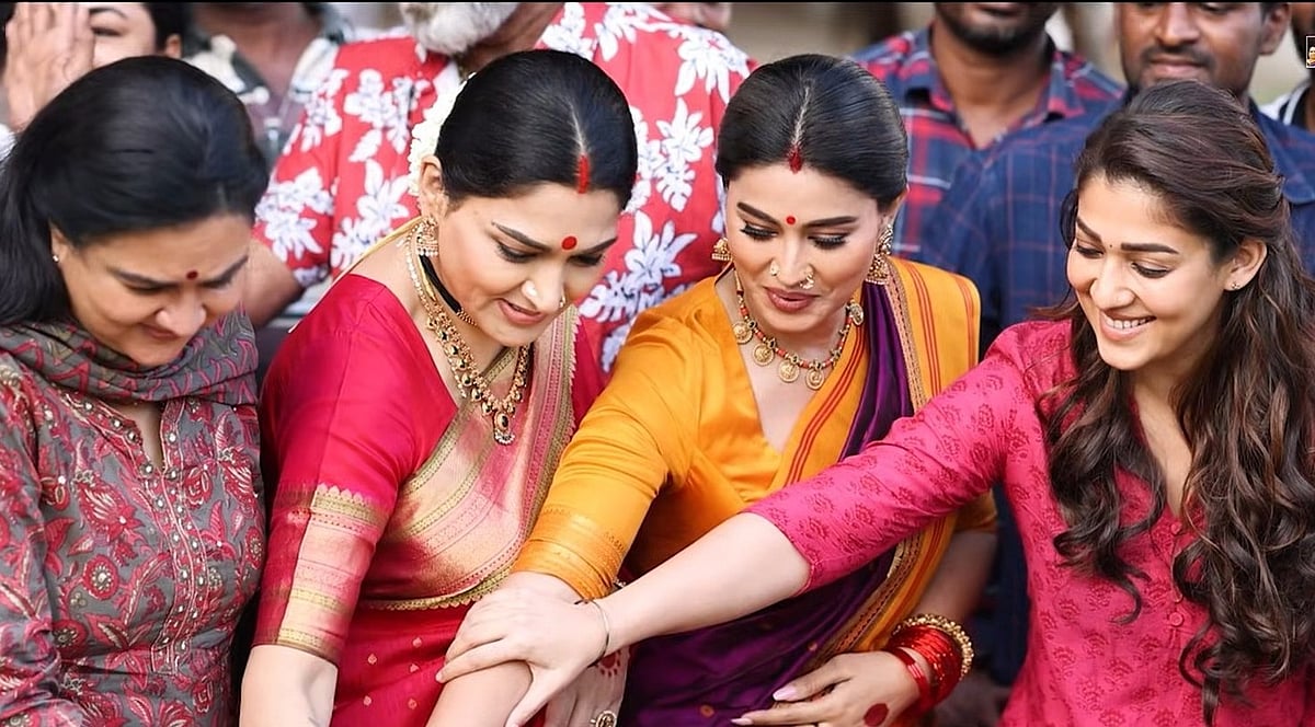 2,000 தொழில்நுட்ப கலைஞர்கள், 6 மாத உழைப்பு... மூக்குத்தி அம்மன் 2 படப்பிடிப்பு நிறைவு! 