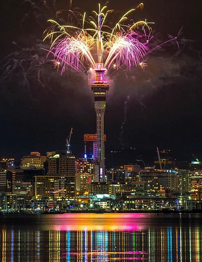 விடைபெற்ற 2025... புத்தாண்டை வாணவேடிக்கைகளுடன் வரவேற்ற நியூசிலாந்து!