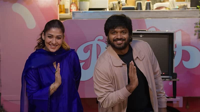 Actress nayanthara with Director Anil Ravipudi