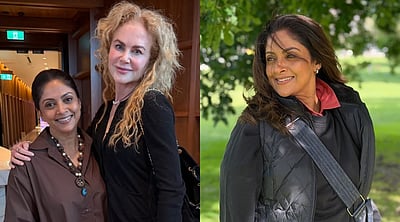 ஹாலிவுட் நடிகையைச் சந்தித்த நதியா! 