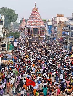 சிதம்பரத்தில் ஸ்ரீநடராஜா் கோயில் தேரோட்டம்! திரளான பக்தா்கள் பங்கேற்பு - இன்று ஆருத்ரா தரிசனம்