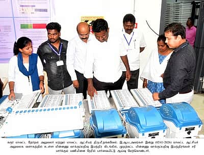 அதிக வேட்பாளர்களைக் கொண்ட கரூரில் எத்தனை வாக்குப்பதிவு இயந்திரங்கள்? உங்கள் தொகுதியில்?