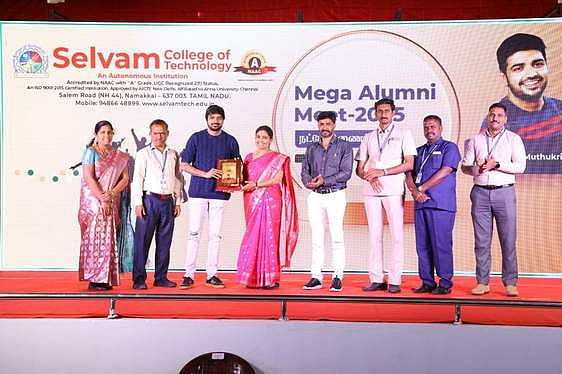 செல்வம் தொழில்நுட்பக் கல்லூரியில் முன்னாள் மாணவா்கள் சந்திப்பு விழா