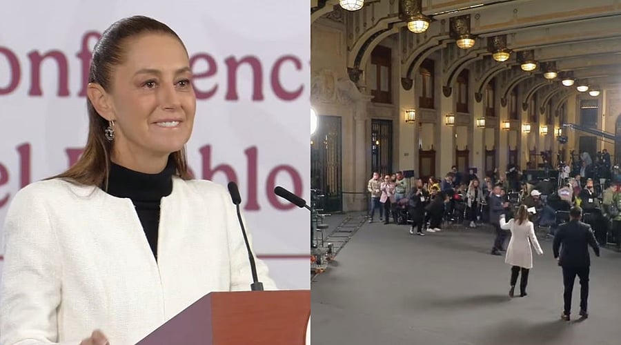 மெக்சிகோவில் நிலநடுக்கம்! அதிபரின் முதல் செய்தியாளர் சந்திப்பில் இடையூறு!