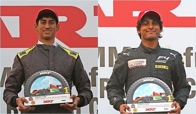 தேசிய காா் பந்தய சாம்பியன்ஷிப்:
அா்ஜுன், சாய் சிவாவுக்கு பட்டம்