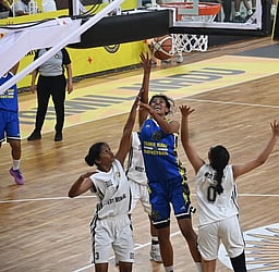 தேசிய சீனியா் கூடைப்பந்து: ரயில்வே, கா்நாடகம், கேரள அணிகள் வெற்றி