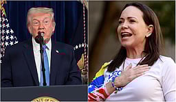 அமைதிக்கான நோபல் பரிசை டிரம்பிடம் வழங்கிய வெனிசுவேலாவின் மச்சாடோ!