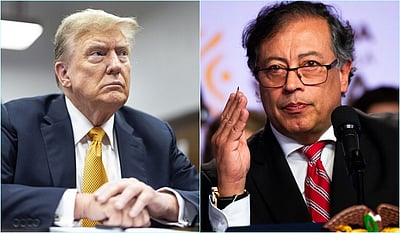 நீ ஒரு கோழை.. துணிவிருந்தால் என்னை கைது செய்யுங்கள்: டிரம்ப்புக்கு கொலம்பியா அதிபர் சவால்!