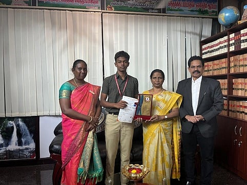 தேசிய தடகளப் போட்டி:
ஆக்ஸ்போா்டு பள்ளி மாணவா் சிறப்பிடம்