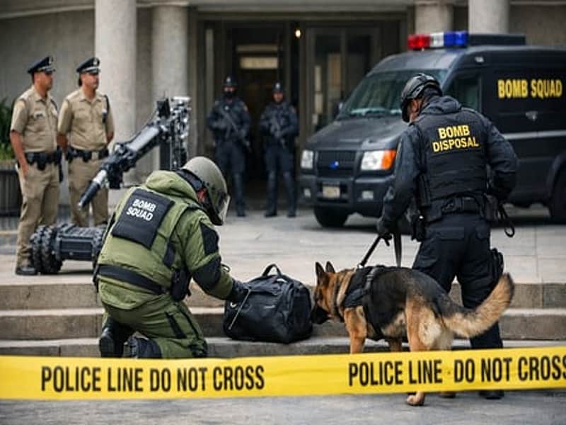 bomb blast threat