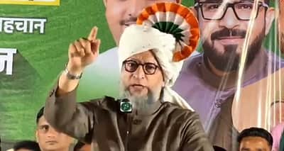 முகலாயர், பாகிஸ்தான், வங்கதேசத்திடம் சத்தமிடும் பாஜக; டிரம்ப்பிடம் மட்டும் மௌனம்: ஒவைசி